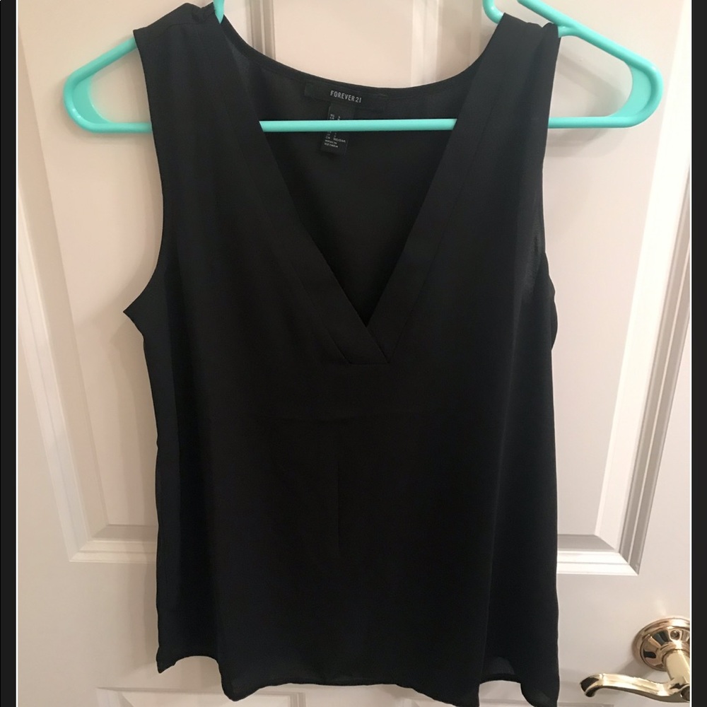 Forever 21 black blouse